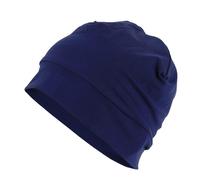 1 Pezzi Cappello Cotone Uomo,Berretto da Notte Leggero Traspirante Winter Stretch Cap Sciare Cappucci del Cranio Berretto per Tutte le Stagioni,Copricapo Uomo per la Notte,Casco Moto,Bici-Blu Zaffiro