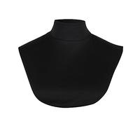 1 Pezzi Colletto Staccabile Donna, Colletto Finto Donna, Cotone Falso Collare Mezzo Top Bianca Collo Camicia Finto Collo Alto Blusa Inserto Colletto per Camicetta Inverno Scaldacollo