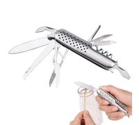 1 Pezzi Coltellino tascabile coltello pieghevole Coltellino Svizzero,coltello tascabile coltello multiuso Campeggio,mini coltello 11 Funzioni,coltello tascabile coltello multiuso Campeggio