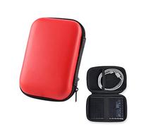 1 pezzi Custodia per Hard Disk Esterno 2.5'',Custodia Hard Disk Esterno 2.5"per SDD HDD caso, Memoria Esterna Portatile Disco Esterno Protettiva Borsa Antiurto Rigida Cover Case, Rosso