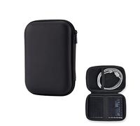 1 pezzi Custodia per Hard Disk Esterno 2.5'',Custodia Hard Disk Esterno 2.5"per SDD HDD caso, Memoria Esterna Portatile Disco Esterno Protettiva Borsa Antiurto Rigida Cover Case, Nero