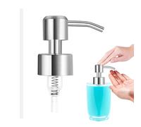 1 Pezzi Dosatore Sapone, Sapone in Acciaio Inossidabile Distributore di Emulsioni, Pompa di Ricambio, Erogatore Sapone Liquido con Tubo Flessibile, Ugello di Ricambio per Dispenser di Sapone