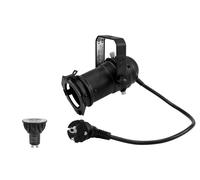 1 pezzi - EUROLITE Set PAR-16 Nero con GU-10 LED 5W 230V Dim2Warm 1800-3000K