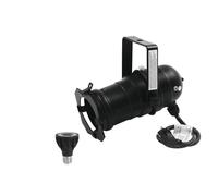 1 pezzi - EUROLITE Set Spot PAR-20 Nero con Lampada LED E-27 6W Dim-to-Warm 1800