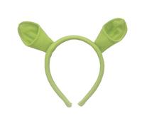1 Pezzi Fascia Verde con Orecchie di Shrek, Costume Verde per Adulti, Fasce per Mostri Verdi, Fasce per Animali, Fasce per Vacanze, Decorazioni per Spettacoli, per Feste, Costumi Cosplay