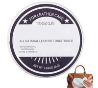 1 Pezzi Grasso per Cuoio,Rinnova Pelle Auto,Trattamento Pelle Auto,per Divani in Pelle,Mobili,Scarpe,Borse,Sedili Auto,Incolore(80g)