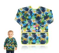 1 Pezzi Grembiulino Impermeabile Scuola Maniche Lunghe con 3 Tasche,Grembiule per Pittura Bambini,Grem biule da Pitt ura Bambini Impermeabile,Gremb iule Pittur a Asilo per P ittura, Scuola,Casa