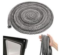 1 Pezzi Guarnizione Stufa a Legna Guarnizione Guarnizione Stufa a Pellet Sportelli per Camini Cavo Sigillante in Fibra di Vetro 10 mm x 3 m per Caminetto e Affumicatore Caminetti e Stufe