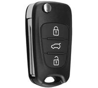 1 Pezzi Guscio Chiave Auto,Con 3 Tasti pulsanti,Ricambio Copertina Chiave Macchina,Compatibile,pour Hyundai Kia k2,k3,k4,k5,Kia Forte,Kia Cerato