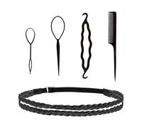 1 Pezzi Intrecciata Intrecciata, 1 Set Di Hairpin, Elastico E Regolabile, Semplice E Retrò, Accessori Per Capelli Alla Moda Femminile, Decorazione Per Acconciatura.