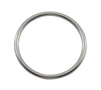 (1 Pezzi) M16x120mm Solido Senza Cuciture O Ring 304 In Acciaio Inox Anello Rotondo Levigante Anello Saldato Per Mano Anello Corda Cane Pet Catena Bagagli hardware
