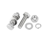 1 pezzi M20 Set di viti da dadi e rondelle esagonali, Bulloni e Dadi in acciaio inossidabile, kit di assortimento di vite per macchina(M20X110)