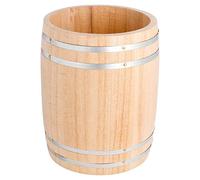 1 pezzi - Mini barile Ø11,5 x 13,8 cm naturale legno