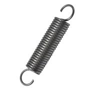 1 Pezzi Molla a trazione con Doppio Gancio, 3 x 25 x 280mm, Filo Diametro 3mm, OD 25mm, Libero Lunghezza 280mm, Molla Acciaio, Molla a doppio gancio a forma di S