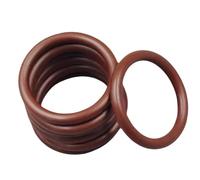 1 Pezzi O-ring Fluoro Gomma, 120.2mm x 114mm x 3.1mm, Filo Diametro 3.1 mm OD 120.2 mm, Marrone uarnizioni anelli di tenuta