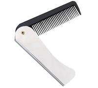 1 Pezzi Pettine Barba Uomo,Pettine Uomo,Spazzola per Barba Uomo,Pettine Capelli Uomo,Pettine per Barba Uomo,Pettine per Barba,per Mini Pettine da Donna,Pettine da Barba da Uomo,Pieghevole,17.1*2.8 cm