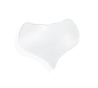 1 Pezzi Petto Antirughe Pads, Pad Antirughe Petto, Patch Rughe Petto a Forma di Cuore, Imbottitura Toracica in Silicone, Riutilizzabile Cuscinetti Antirughe Sul Petto, Patch per Scollatura Notturna