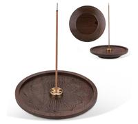 1 Pezzi Porta Incenso per Bastoncini Portaincenso Bastoncino Porta Incenso 9 Fori Bruciatore Incenso porta incenso in legno Porta Incenso Loto Ideale Per Decorazione Domestica Meditazione e Yoga