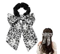1 Pezzi Scrunchies per Capelli, Elastici Capelli Donna, Fiocco per Capelli, Elastici per Capelli in Morbido Raso per Ricci e Lisci