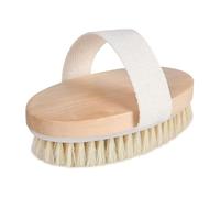 1 Pezzi Spazzola Corpo Secco, Secco Setole Naturali, Spazzola Corpo Secco, Spazzola scrub, Ideali per Esfoliazione e Circolazione, rimuovere pelle morta, Facili da Pulire, Portatili per Viaggi