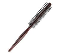 1 Pezzi Spazzola per capelli,Spazzola rotonda per capelli,Spazzola per barba,Spazzola per Capelli Rotonda,Piccola Mini Pettine per Capelli Rotonda,per Uomini Donne,Frangia,Arricciature,21cm