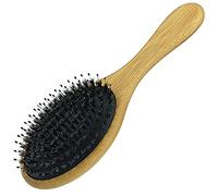 1 pezzi Spazzola per capelli,Spazzole per Capelli setole di Cinghiale,Spazzola antistatica capelli,Spazzola piega capelli,Spazzola anticrespo,Legno naturale,Spazzola Capelli,per Ricci,Lisci