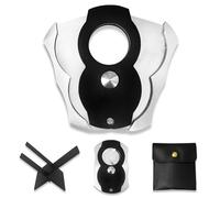 1 pezzi Tagliasigari, Tagliasigari per Sigari, Tagliasigari portatili,Tagliasigari tascabili,Tagliasigari in Acciaio Inox,Accessori Sigari,Adatto per la maggior parte delle dimensioni di sigari(nero)