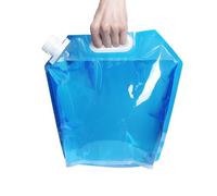 1 Pezzi Tanica D'Acqua Pieghevole, Tanica Acqua Campeggio, 5L Contenitori d'Acqua Taniche Pieghevoli Portatili, Borsa Porta Acqua Pieghevole, Per Escursioni, Sopravvivenza, Altre Attività all'Aperto