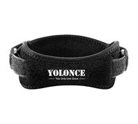 1 Pezzi Tutore Ginocchio Rotula,Adatto a Corsa, Tennis, Jogging, Basket, Noire