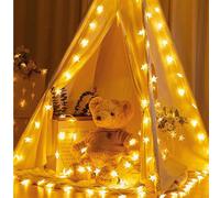 1 pezzo 1,5/3/4,5/6m Luce a LED a forma di stella con alimentazione USB, 8 modalità di illuminazione, decorazione per interni, adatto per la decorazione del soggiorno, 1,5 milioni di 10 LED,3M 20LED,4