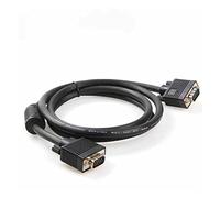 1 Pezzo 1,5 Metri Pc Monitoraggio del Computer Maschio a Maschio 15 Pin Vga m/m Cavo del Cavo Nero Compatible with PC TV, SVGA Analog 1920 x 1080p