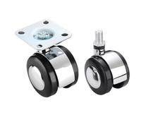 1 pezzo 1,5 pollici 2 pollici ruota universale for mobili puleggia for piedini for mobili(2-inch M8 roller cone with brake)