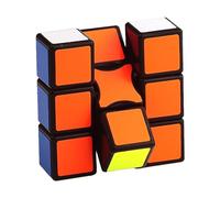 1 pezzo 1 x 3 x 3 giocattoli dadi, giocattolo antistress, dadi trasformatori, mini giocattolo a cubetti, compiti di pensiero, adatto per bambini e adulti (nero)