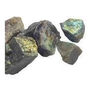 1 pezzo/100 g di pietre preziose grezze in pietra di luna naturale colorata pietra di luna labradorite esemplare ornamentale minerale didattica (colore: multicolore, dimensioni: 2-3 cm, 1 pezzo)