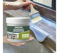 1 pezzo 100g Sigillante trasparente impermeabile per tutti gli usi, riparazione perdite senza rompere il mattone, per pareti esterne, bagno, fessure sul pavimento, impermeabile e resistente all'umidit