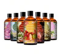 1 pezzo 100ml/3,38 fl.oz Olio profumato, Olio essenziale per diffusori di corpo e umidificatori, Osmanto del mattino, Uva Champagne e Rose, Aroma di tè da viaggio, L'aube Rosa, Paesaggio onirico dell'