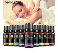 1 pezzo 10ml/0.33fl.Oz Oli essenziali per umidificatore, fai da te per rossetti, candele, aromaterapia, diffusore di aromi, lavanda, gelsomino, eucalipto, vaniglia, menta piperita, sandalo, incenso, a