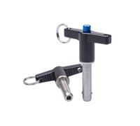 1 pezzo 12mm Diametro MS17985 Perno di bloccaggio del rimorchio con impugnatura a T, Lunghezza di serraggio 80mm Perno a sgancio rapido autobloccante in acciaio inossidabile