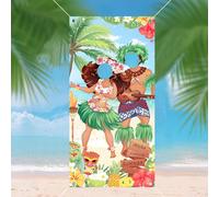 1 pezzo 180*90cm, Sfondo fotografico tema estivo di Hawaii, Accessori per la decorazione di feste a tema estivo Hawaii, Sfondo fotografico spiaggia estiva, Decorazioni per festa hawaiana Aloha, Extra 
