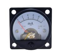 1 pezzo 2.5 Precisione DC 0-100mA Amperometro SO-45 Classe Rotonda Analogico Tester da pannello Nero tester amperometro 20ma amperometro analogico(1mA)