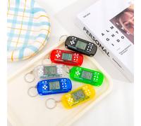 1 pezzo/2 pezzi/3 pezzi Mini console da gioco portatile PSP Cube, con più modalità di gioco, include console da gioco e portachiavi, giocattolo pendente casual ed educativo per bambini, esercita destr