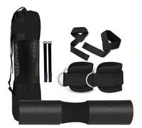 1 pezzo/2 pezzi/3 pezzi o set da 8 pezzi Cuscinetto per bilanciere - Protezione per le spalle, Polsiere, Fasce per le caviglie, Borsa portaoggetti, Adatto per Squat, Hip Thrust, Sollevamento pesi, All