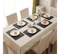 1 pezzo/2 pezzi/4 pezzi Set di tovagliette e sottobicchieri in pelle artificiale, resistenti al calore, antiscivolo, lavabili, isolanti per caffè, in stile nordico per la cucina vetro