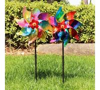 1 pezzo/2 pezzi/5 pezzi Girandola riflettente antiaves, girandola lucida, adatta per la decorazione del giardino, dispositivo antiaves, può respingere efficacemente gli uccelli in cortili, patii, fatt