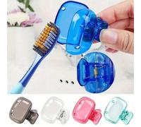 1 pezzo/2 pezzi/5 pezzi Portaspazzolino da denti per uso domestico, custodia da viaggio portatile per proteggere lo spazzolino da polvere, molletta di protezione portatile per testina dello spazzolino