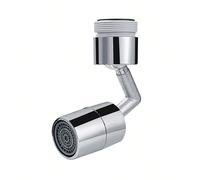 1 pezzo/2 pezzi Adattatore multifunzione ruotabile antispruzzo per rubinetto, si adatta a tutti i rubinetti, utensile da cucina Tagli Unica,2 pezziABS