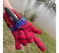 1 pezzo/2 pezzi Lanciatore di ragnatela, adatto per piccoli eroi, lanciatore da polso indossabile con ventosa, lanciatore di proiettili morbidi a forma di ragnatela, lanciatore di ragni, fionda per ra