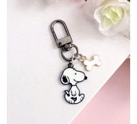 1 pezzo/2 pezzi Portachiavi carino con Snoopy, regalo di coppia raffinato, ciondolo per zaino, regalo di compleanno, souvenir commemorativo, piccolo regalo perfetto per fan, famiglia e amici [stile ca