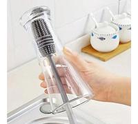 1 pezzo/2 pezzi Spazzola di pulizia in silicone premium con manico lungo, perfetta per pulire a fondo ogni angolo e crepa di tazze da caffè, borracce, accessori per l'alimentazione dei bambini. Setole