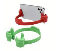 1 pezzo / 2 pezzi Supporto display flessibile per telefono e tablet in TPU regolabile con design Thumbs-Up, adatto per Mini Switch, scrivania ufficio, cucina, ufficio a casa e viaggi Tagli Unica,1 PC 